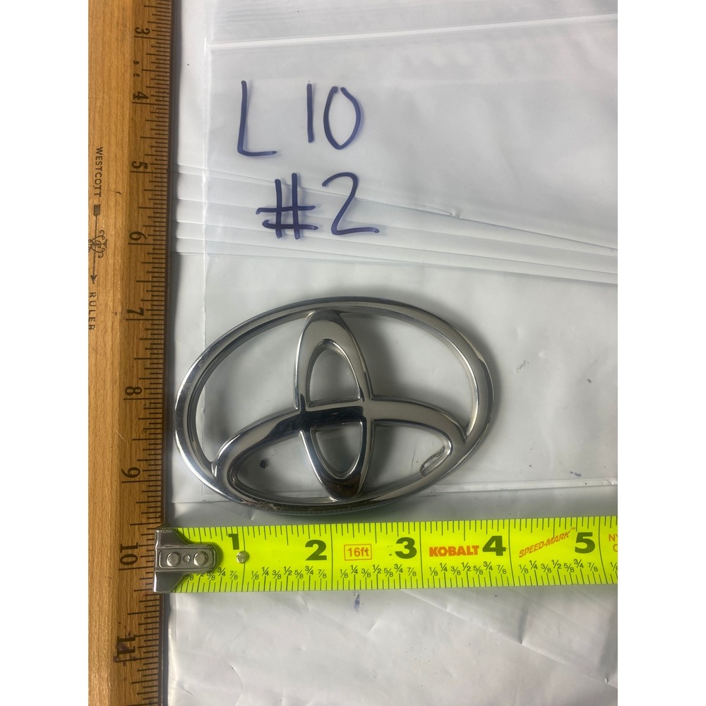Toyota Chrome Logo Emblem Badge Replacement Front Rear Grille Trunk L10 #2